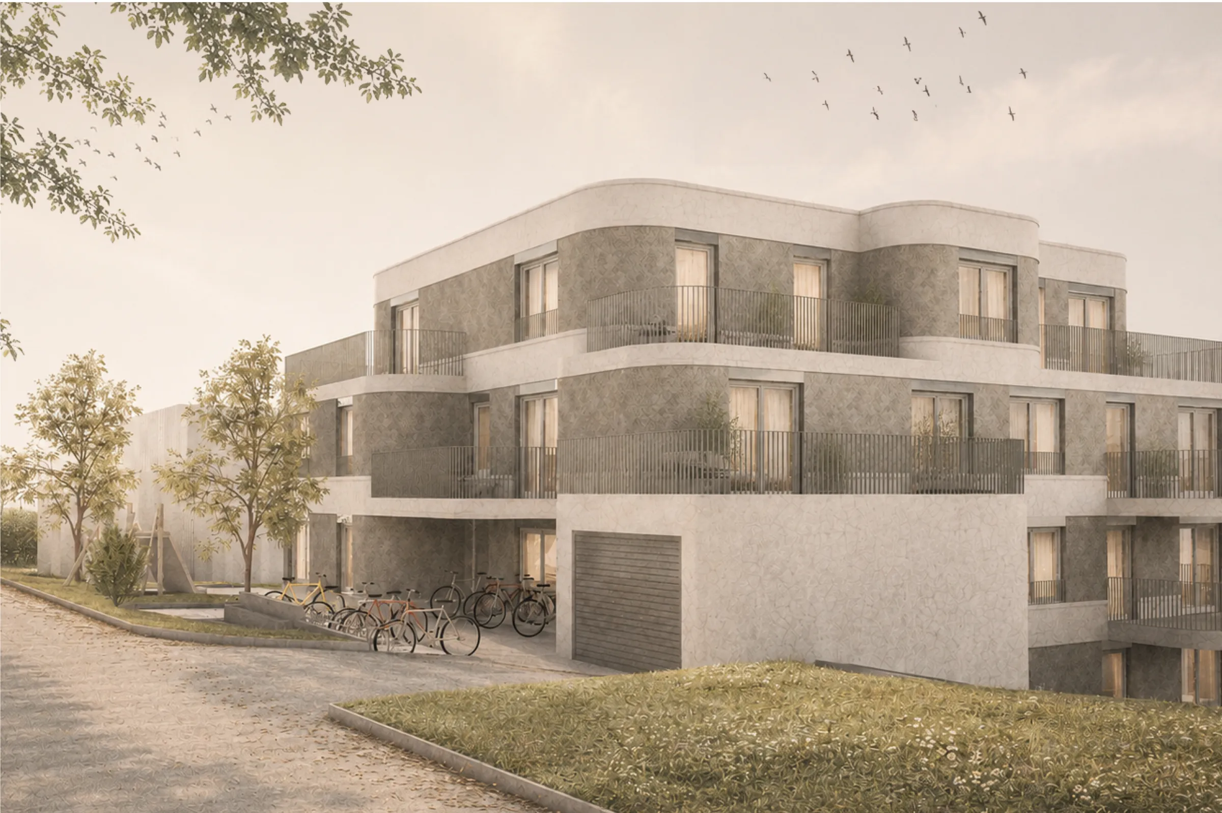 Visualizzazione del nuovo stabile Rebstrasse 23 a Oberhasli